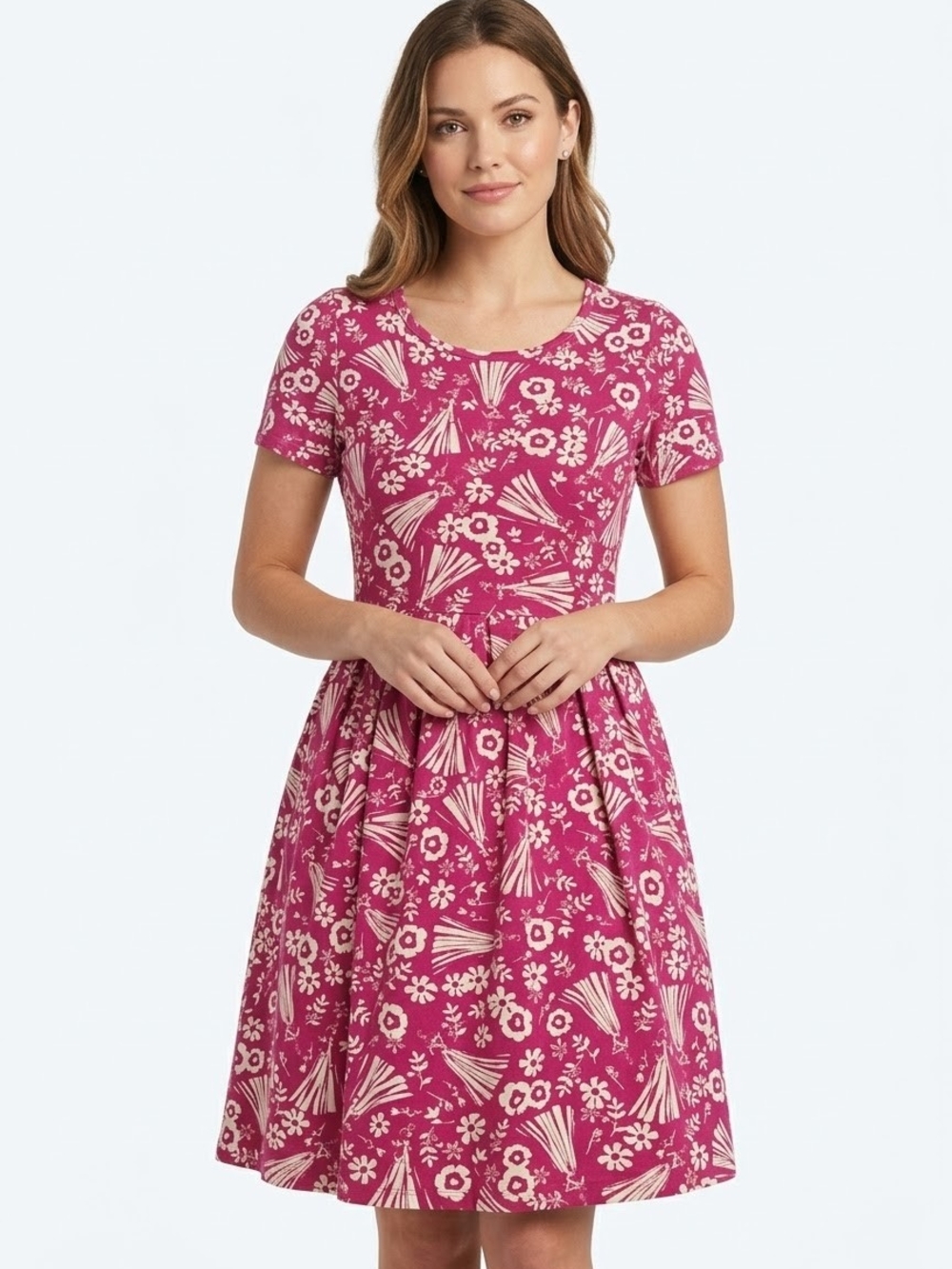 LuLaRoe Disney Sleeping Beauty Amelia Dress Women's Size Medium NWT